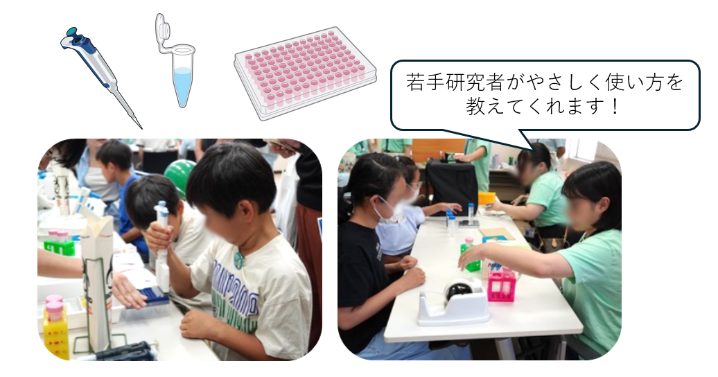 ワクワク！実験道具体験